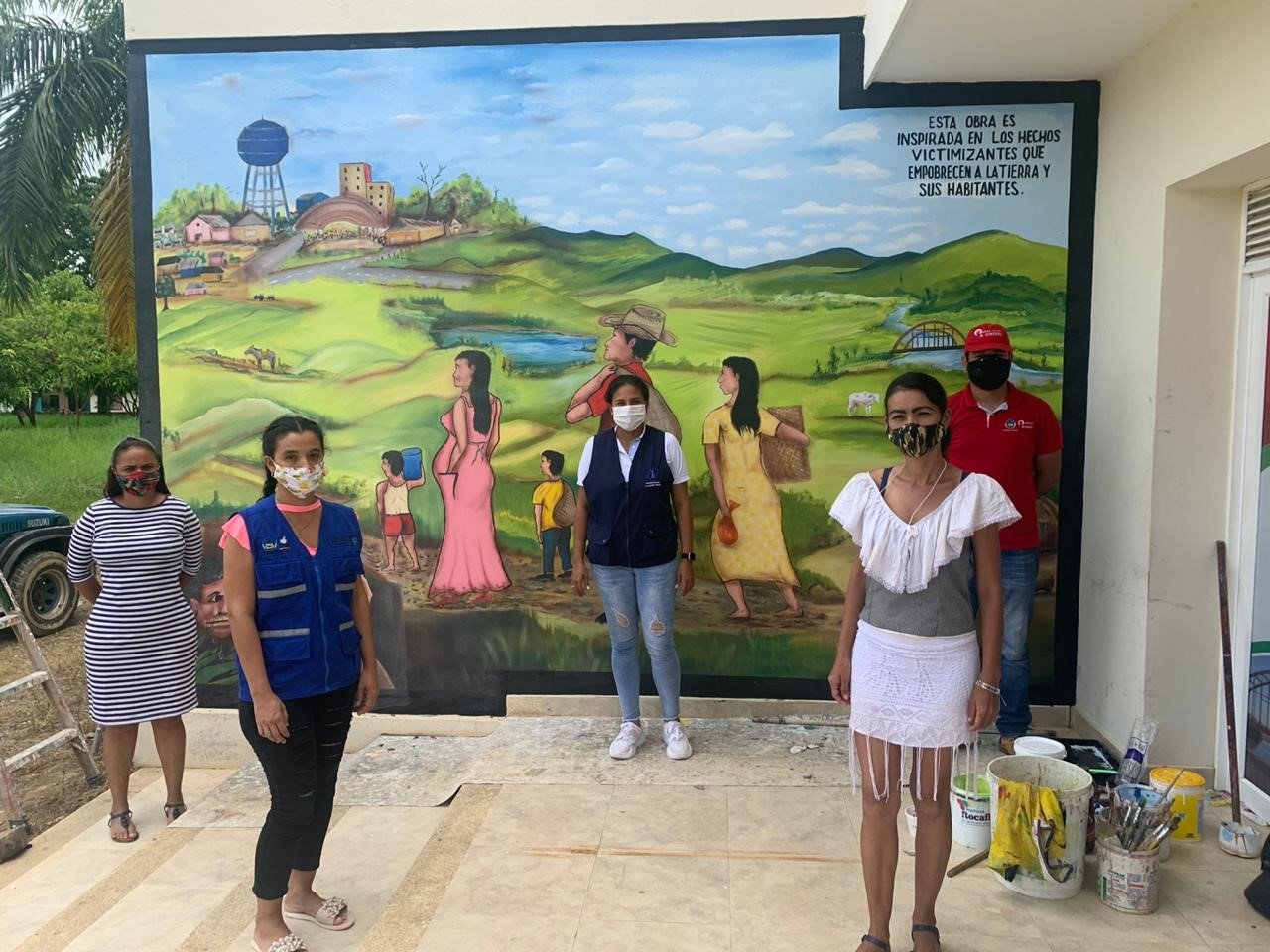 Muros que construyen la memoria: el mural de víctimas en La Apartada, Córdoba